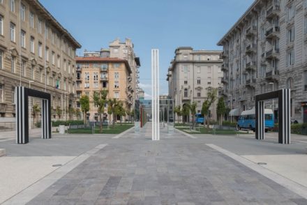 Concorso internazionale per la sistemazione di Piazza Verdi a La Spezia con l’artista Daniel Buren. Vannetti architetti